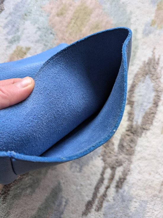 Roots Blue Leather Womens Boots Size USS37 - Picture 7 of 9